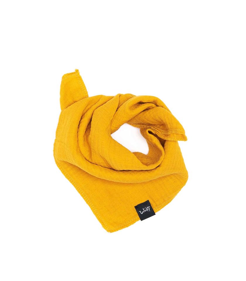 Bandana, Halstuch für Hunde – gelb